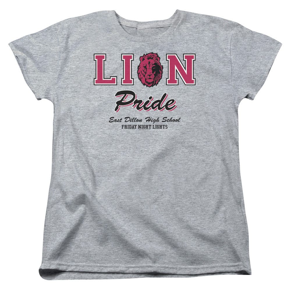 Friday Night Lights - Lions Pride - Short Sleeve Womens Tee - Athletic Heather T-shirt