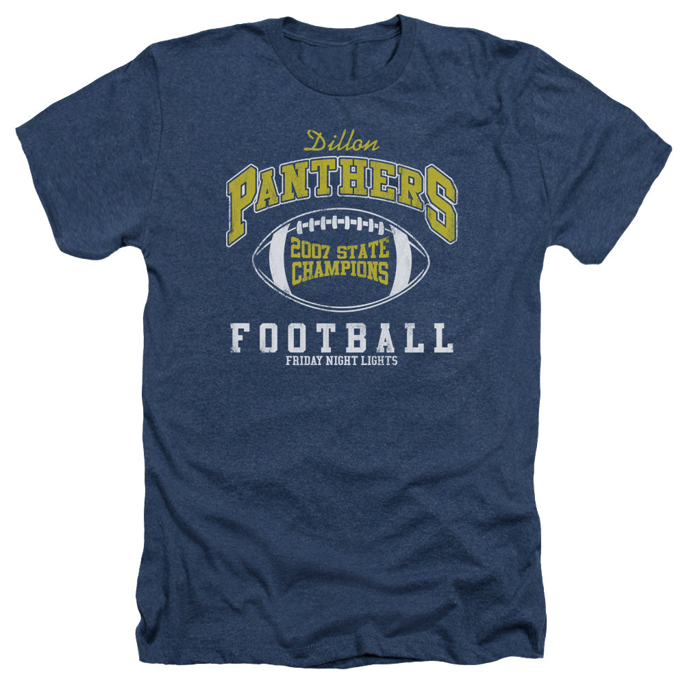 Friday Night Lightshort Sleevetate Champs - Adult Heather - Navy - Sm - Navy T-shirt