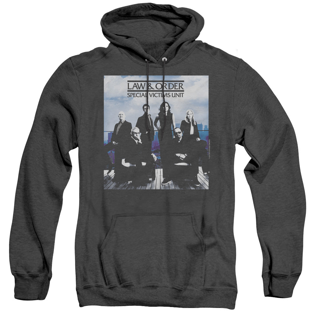 Law And Order Svu - Crew 13 - Adult Heather Hoodie - Black