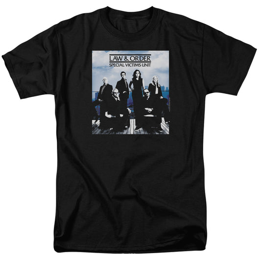 Law And Order Svu - Crew 13 - Short Sleeve Adult 18/1 - Black T-shirt