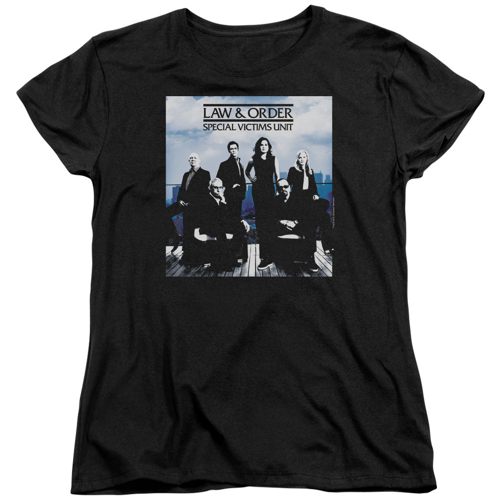Law And Order Svu - Crew 13 - Short Sleeve Womens Tee - Black T-shirt