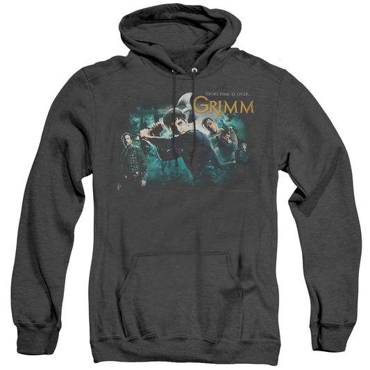 Grimm - Storytime Is Over - Adult Heather Hoodie - Black