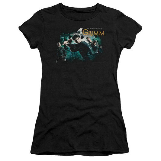 Grimm - Storytime Is Over - Short Sleeve Junior Sheer - Black - Md - Black T-shirt