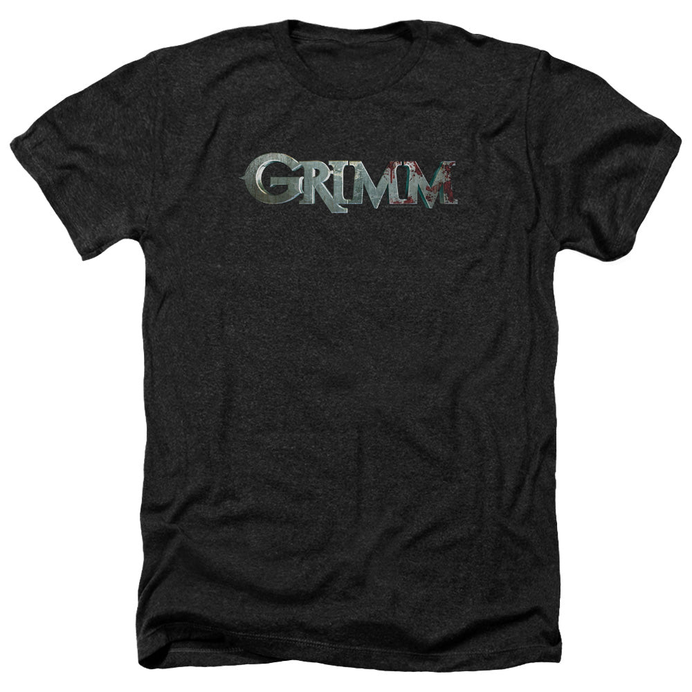 Grimm - Bloody Logo - Adult Heather - Black