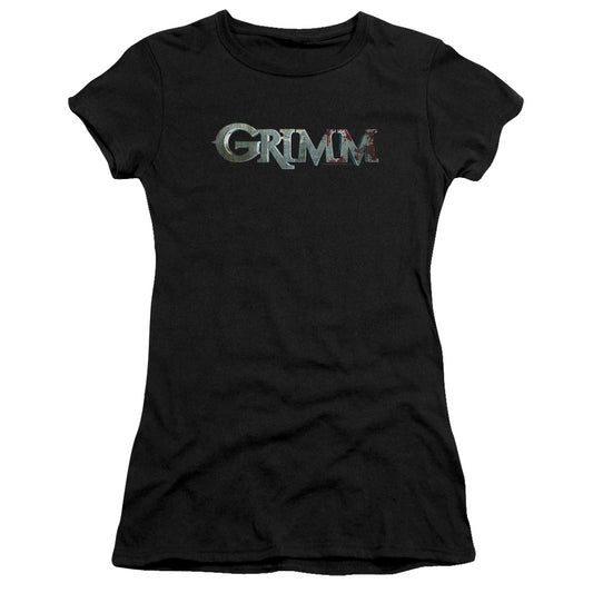 Grimm - Bloody Logo - Short Sleeve Junior Sheer - Black T-shirt