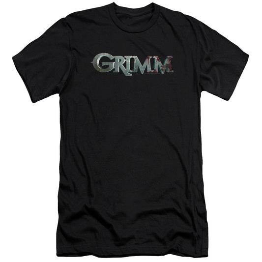Grimm - Bloody Logo-premuim Canvas Adult Slim Fit 30/1 - Black
