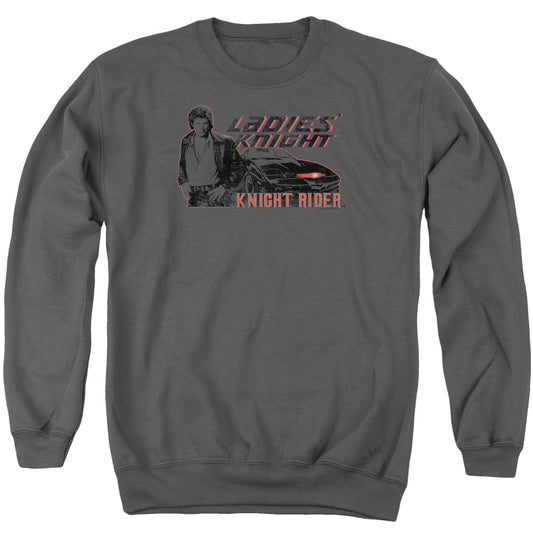 Knight Rider - Ladies Knight - Adult Crewneck Sweatshirt - Charcoal