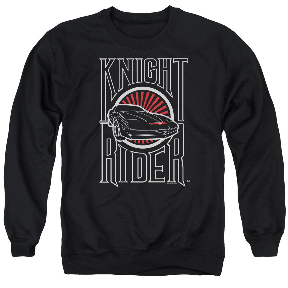 Knight Rider - Logo - Adult Crewneck Sweatshirt - Black