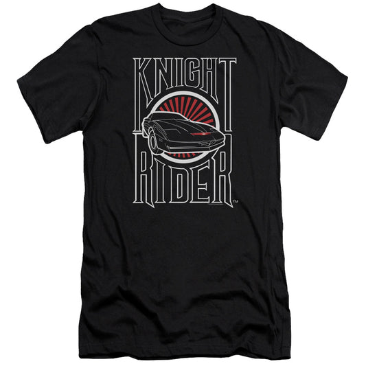 Knight Rider - Logo-premuim Canvas Adult Slim Fit 30/1 - Black