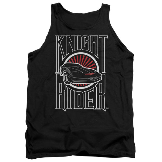 Knight Rider - Logo - Adult Tank - Black