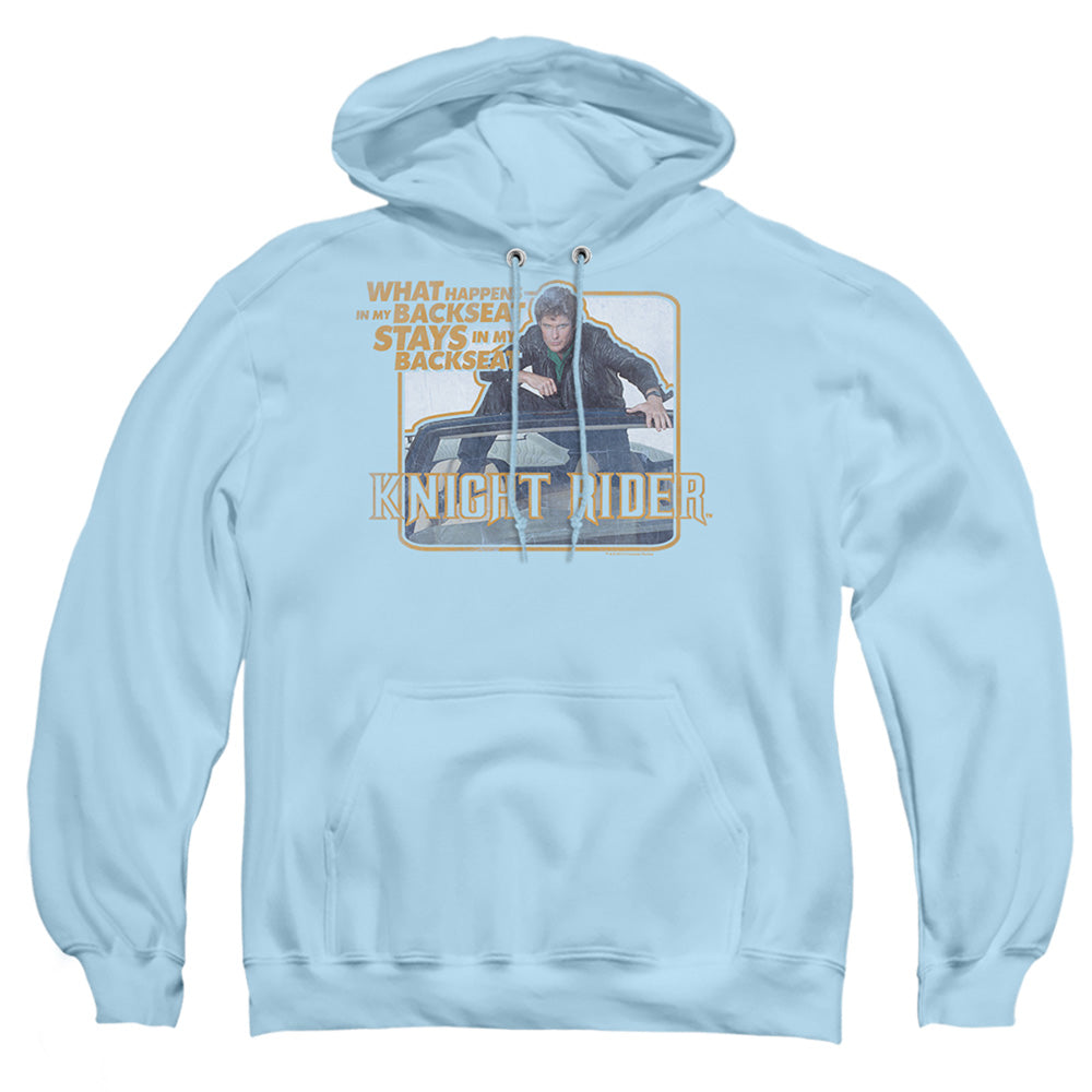 Knight Rider - Back Seat - Adult Pull-over Hoodie - Light Blue