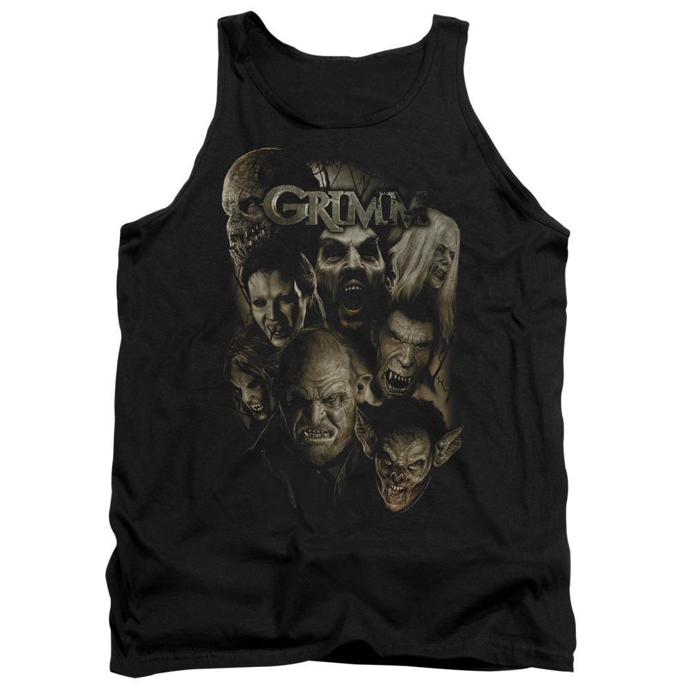 Grimm - Wesen - Adult Tank - Black - Sm - Black