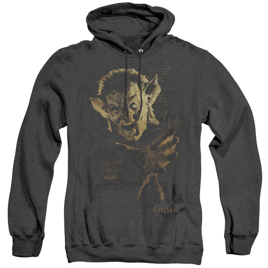 Grimm - Murcielago - Adult Heather Hoodie - Black