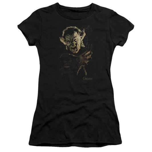 Grimm - Murcielago - Short Sleeve Junior Sheer - Black - Sm - Black T-shirt