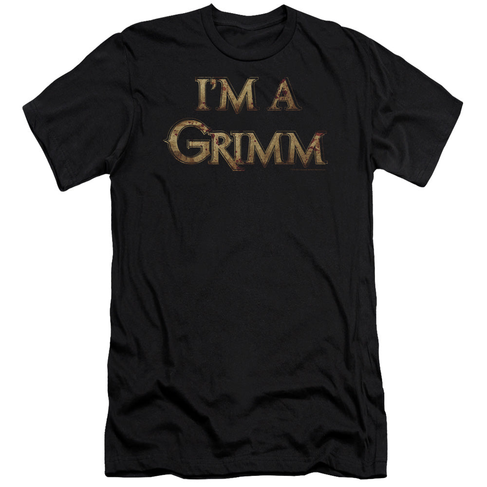 GRIMM IM A GRIMM - S/S ADULT 30/1 - BLACK - SM - BLACK T-Shirt