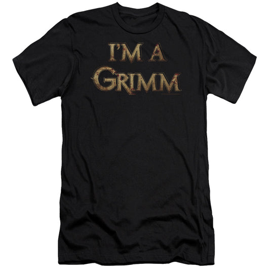 GRIMM IM A GRIMM - S/S ADULT 30/1 - BLACK - SM - BLACK T-Shirt