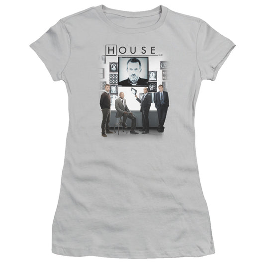 House - The Cast - Short Sleeve Junior Sheer - Silver T-shirt