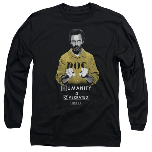 HOUSE HUMANITY - L/S ADULT 18/1 - BLACK T-Shirt