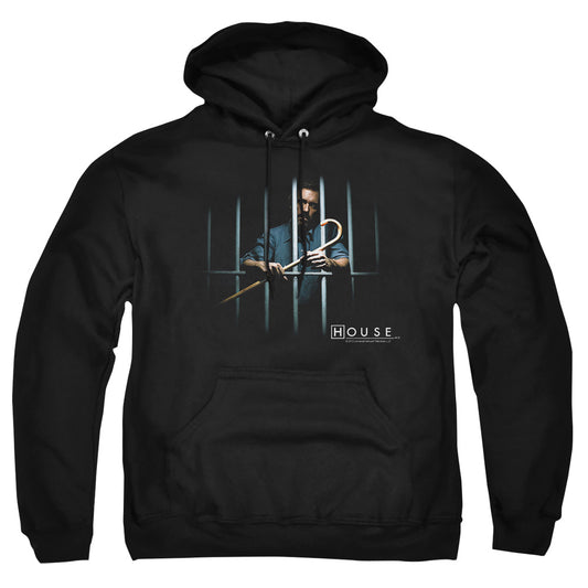 House - Behind Bars - Adult Pull-over Hoodie - Black