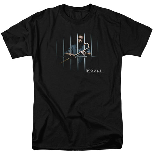 House - Behind Bars - Short Sleeve Adult 18/1 - Black T-shirt