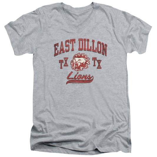 Friday Night Lights - Athletic Lions - Short Sleeve Adult V-neck 30/1 - Athletic Heather T-shirt