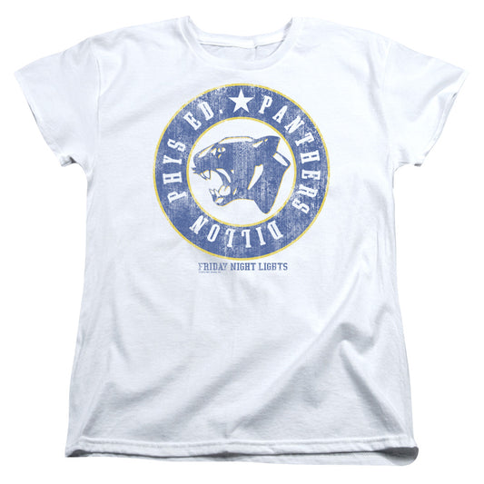 Friday Night Lights - Phys Ed - Short Sleeve Womens Tee - White - Sm - White T-shirt
