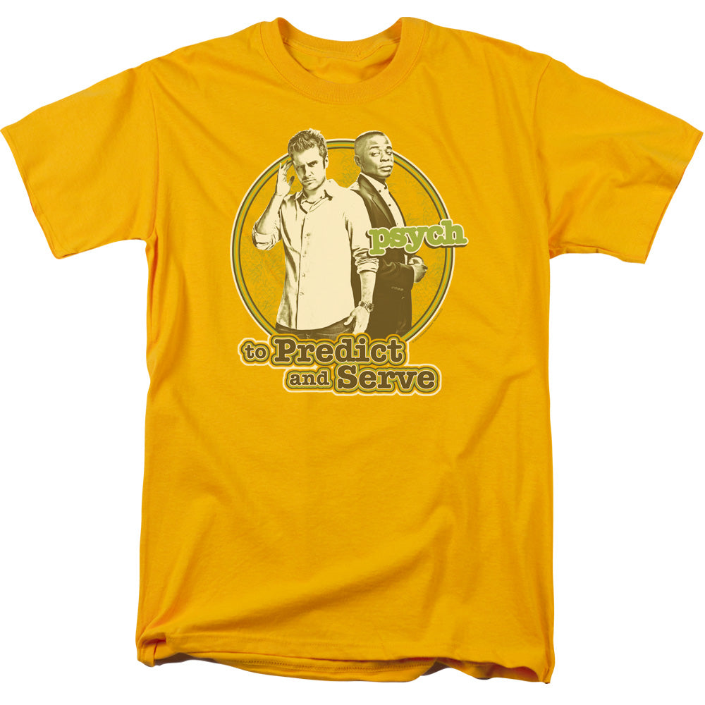 Psych - The Boys - Short Sleeve Adult 18/1 - Gold T-shirt