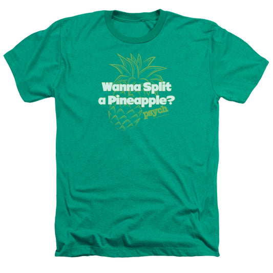 Psych - Pineapple Split - Adult Heather - Kelly Green
