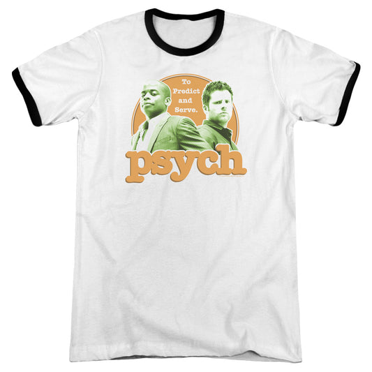 Psych - Predictable - Adult Ringer - White/black