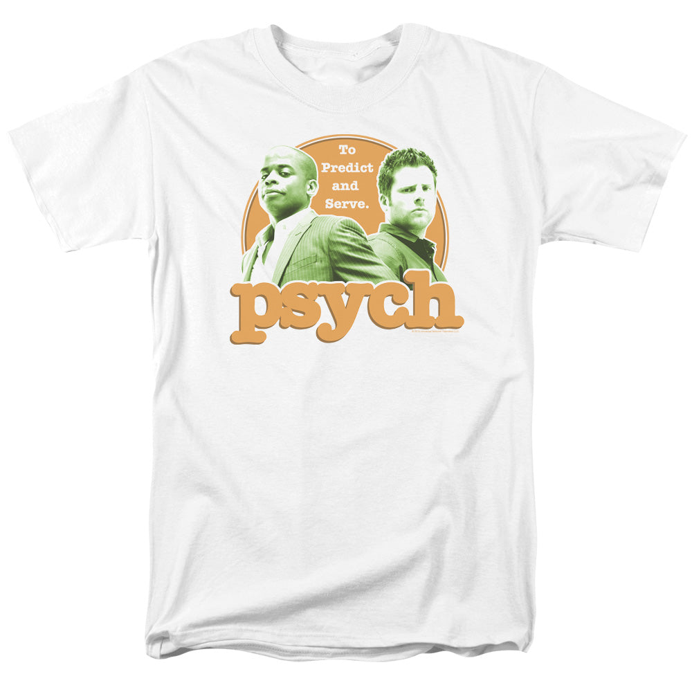 Psych - Predictable - Short Sleeve Adult 18/1 - White T-shirt