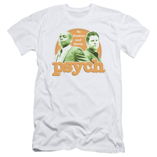 Psych - Predictable - Short Sleeve Adult 30/1 - White T-shirt