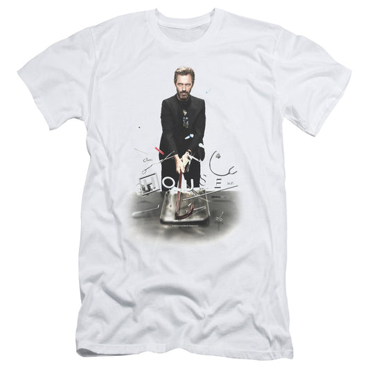 House - Hit It - Short Sleeve Adult 30/1 - White T-shirt