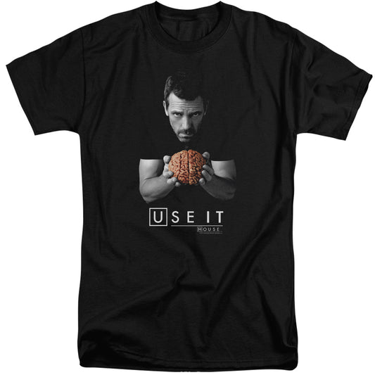 House - Use It - Short Sleeve Adult Tall - Black T-shirt