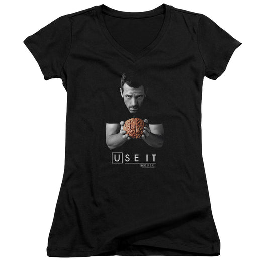 House - Use It - Junior V-neck - Black