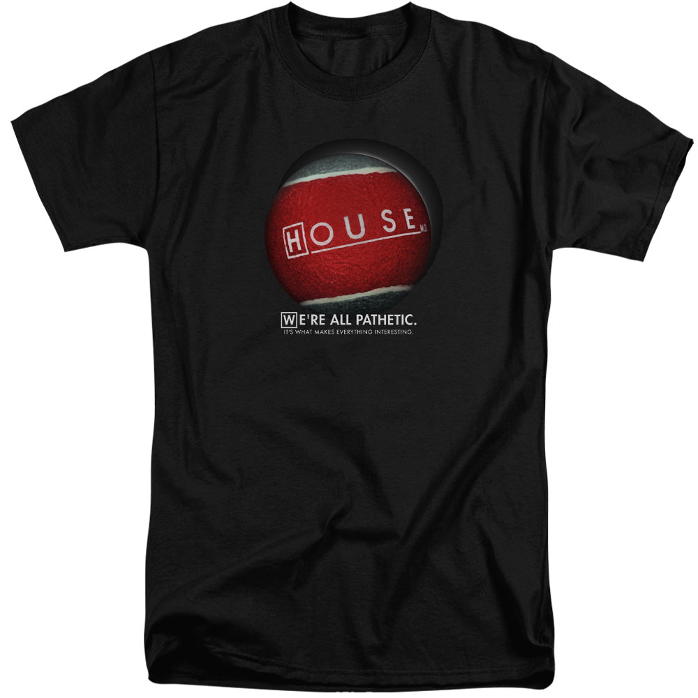 House - The Ball - Short Sleeve Adult Tall - Black T-shirt