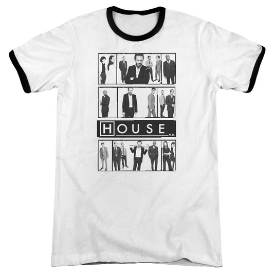 House Film - Adult Ringer - White/black
