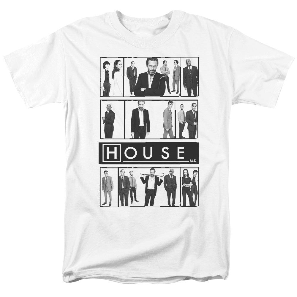 House - Film - Short Sleeve Adult 18/1 - White T-shirt