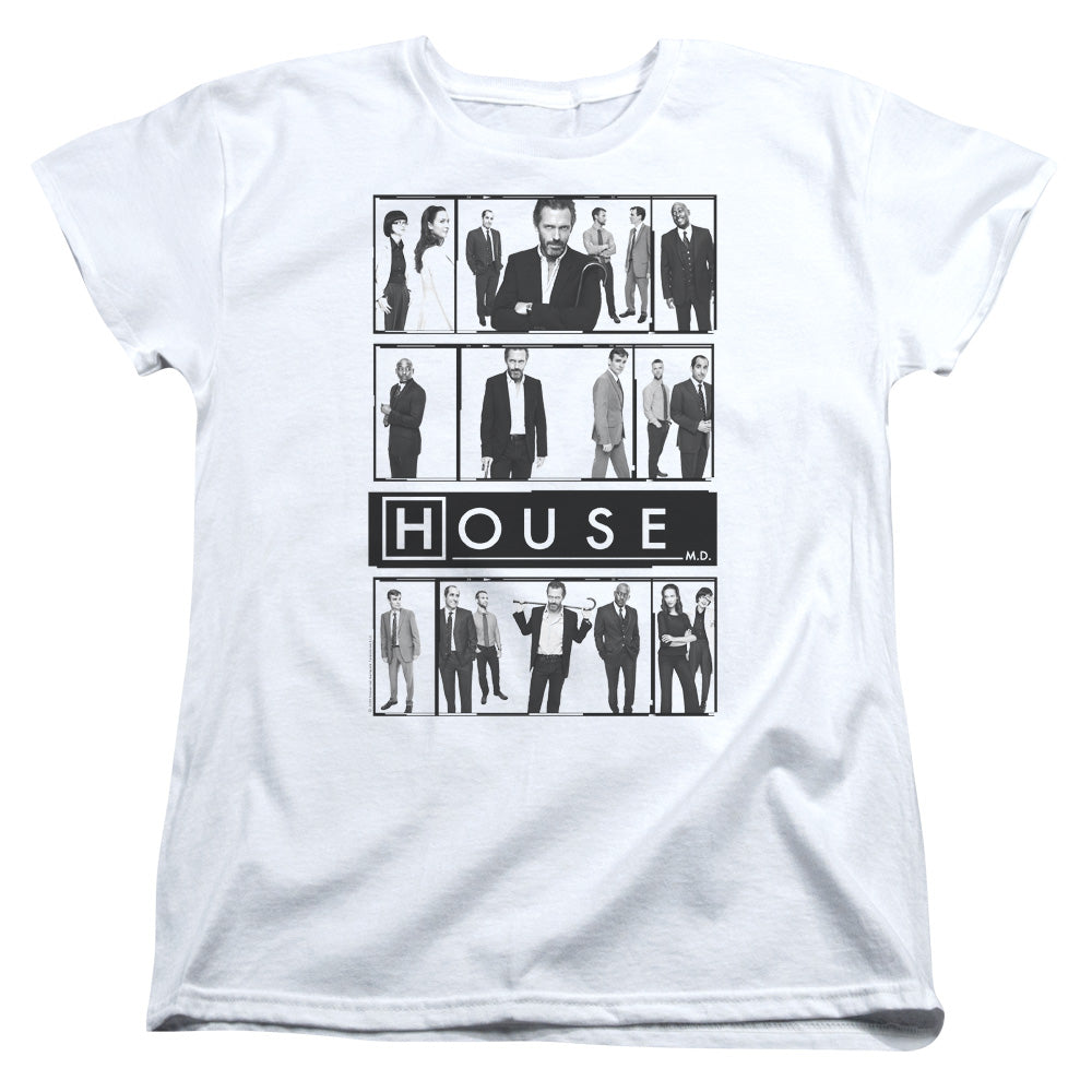 House - Film - Short Sleeve Womens Tee - White T-shirt