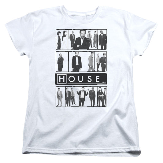 House - Film - Short Sleeve Womens Tee - White T-shirt