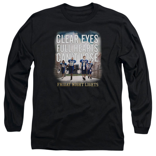 Friday Night Lights - Motivated - Long Sleeve Adult 18/1 - Black T-shirt