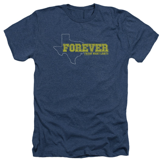 Friday Night Lights - Texas Forever - Adult Heather - Navy - Sm - Navy