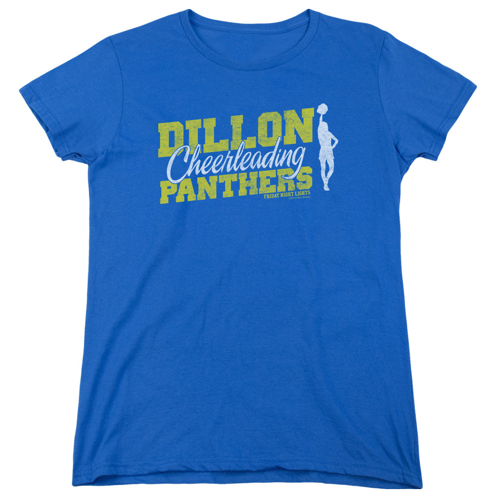Friday Night Lights - Cheer Squad - Short Sleeve Womens Tee - Royal Blue T-shirt
