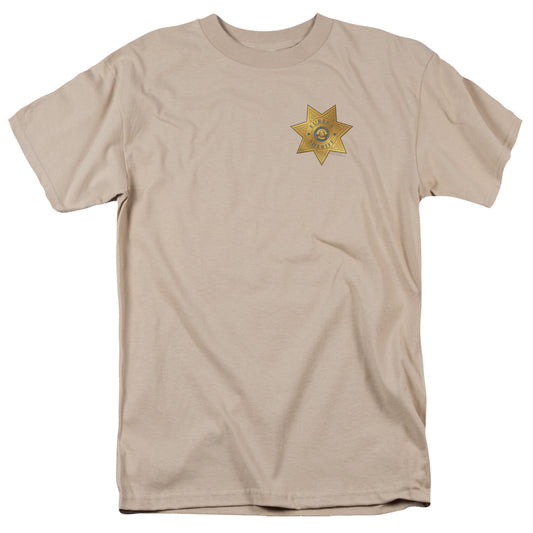 Eureka - Badge - Short Sleeve Adult 18/1 - Sand - Sm - Sand T-shirt