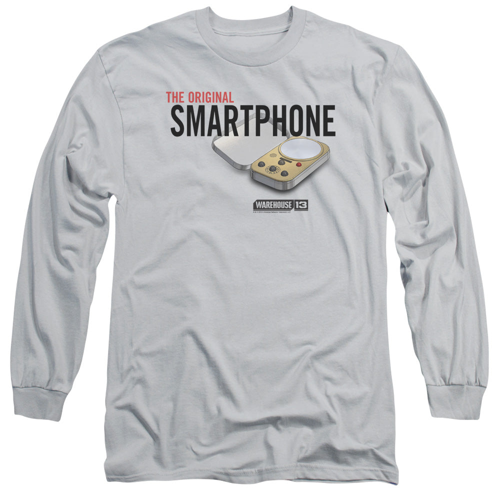 Warehouse 13 - Original Smartphone - Long Sleeve Adult 18/1 - Silver T-shirt
