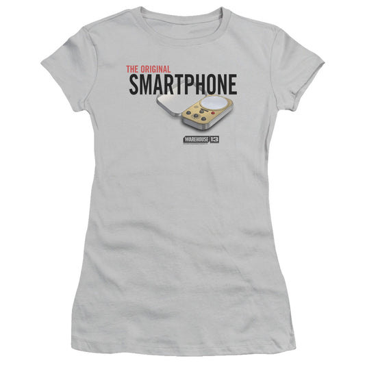 Warehouse 13 - Original Smartphone - Short Sleeve Junior Sheer - Silver T-shirt