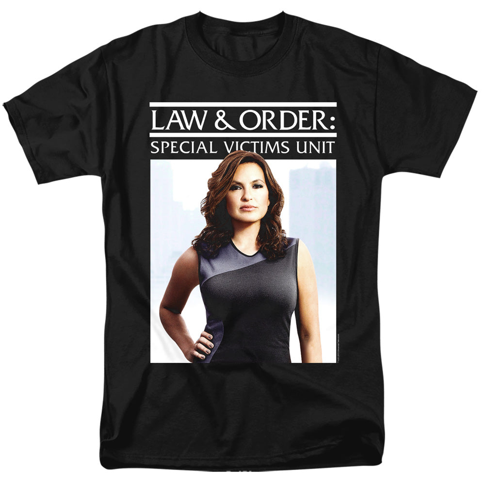 Law And Order Svu - Behind Closed Doors - Short Sleeve Adult 18/1 - Black T-shirt