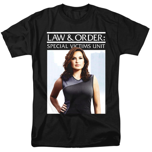 Law And Order Svu - Behind Closed Doors - Short Sleeve Adult 18/1 - Black T-shirt