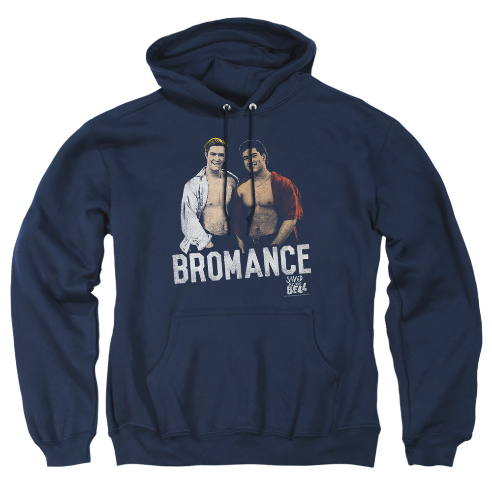 Saved By The Bell - Bromance - Adult Pull-over Hoodie - Navy