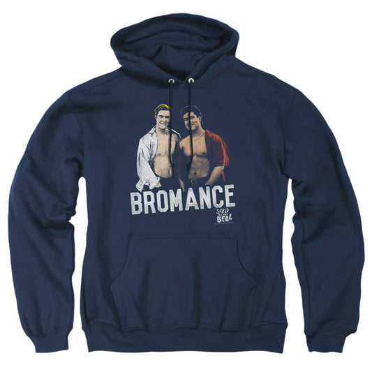 Saved By The Bell - Bromance - Adult Pull-over Hoodie - Navy