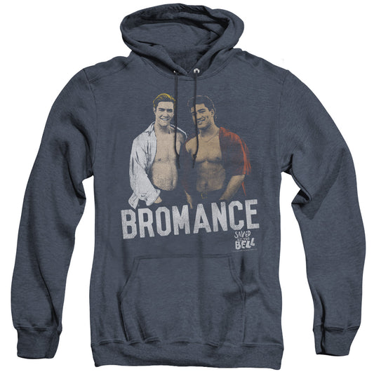Saved By The Bell - Bromance - Adult Heather Hoodie - Navy